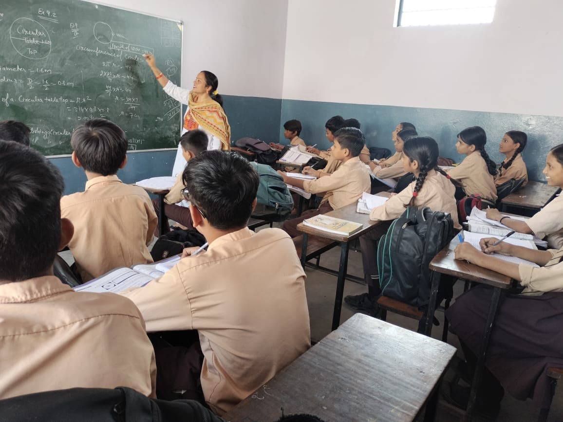Student at Kurukshetra Senior Secondary School